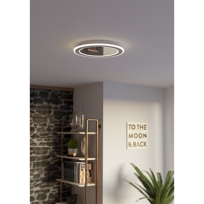 Eglo - Iluminação de teto LED com regulação LED/20W/230V 2700-6500K branco + comando