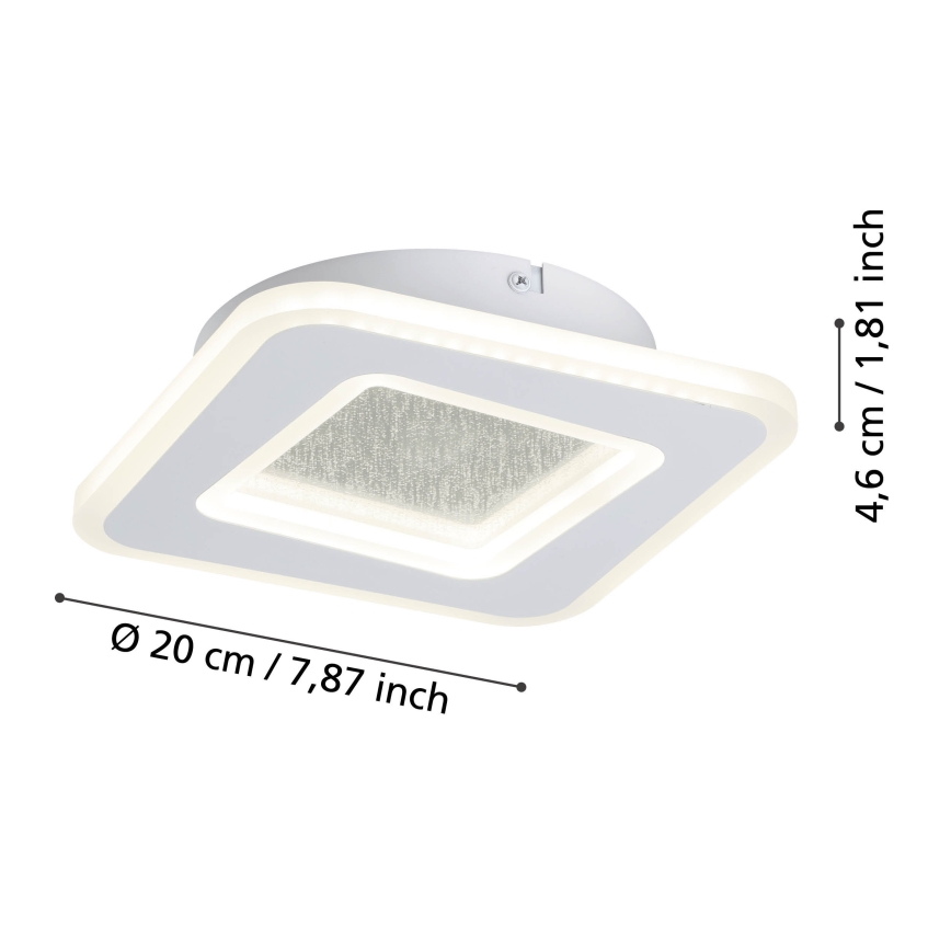 Eglo - Iluminação de parede LED LED/12W/230V 4000K branco