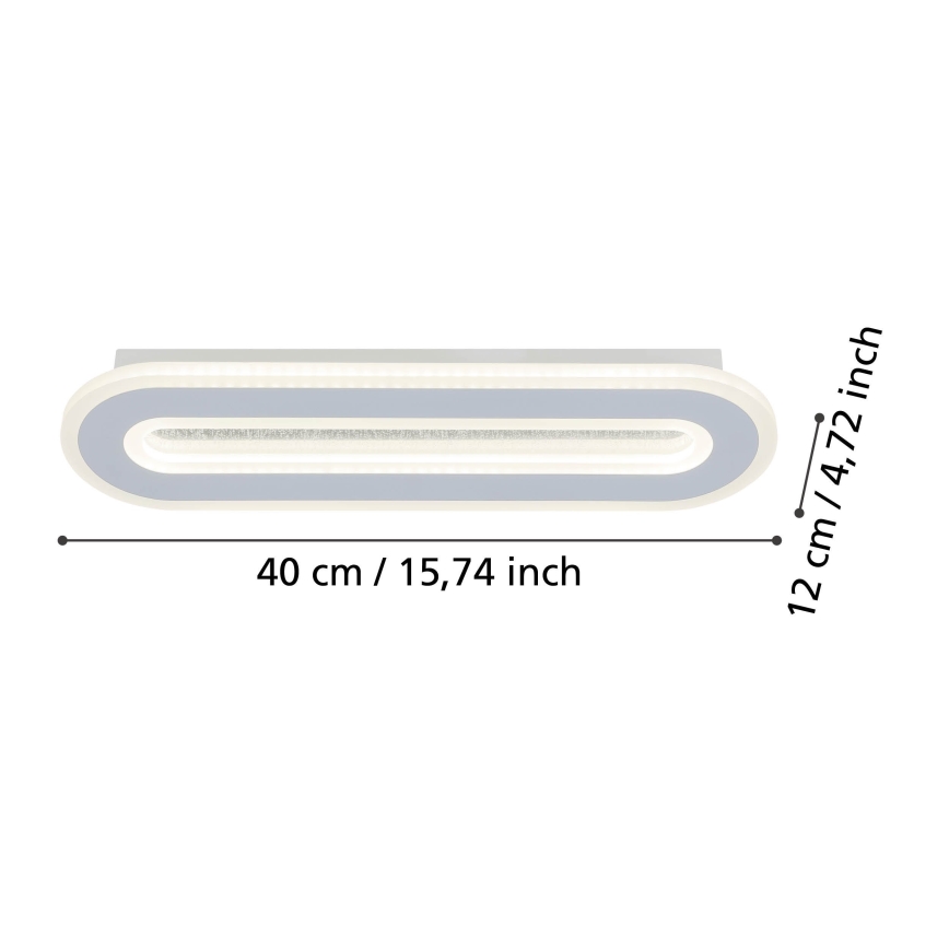 Eglo - Iluminação de parede LED LED/12W/230V 4000K branco