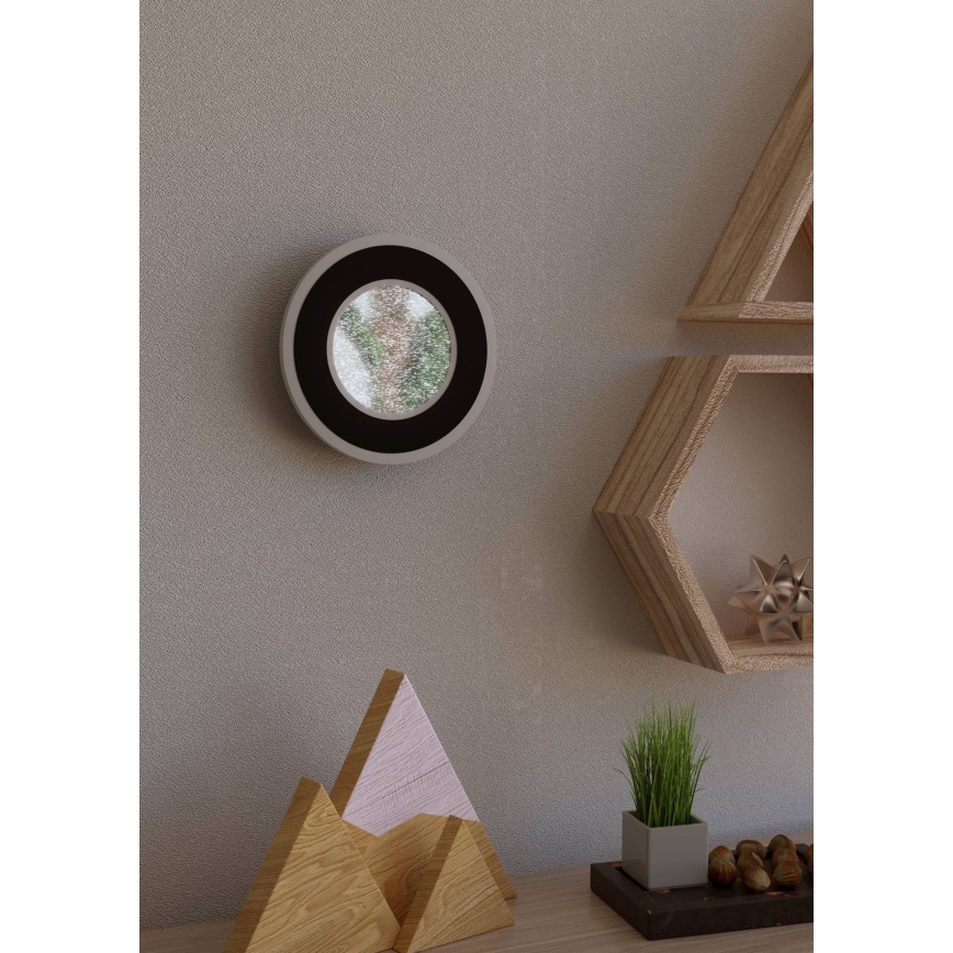 Eglo - Iluminação de parede LED LED/12W/230V 4000K preto