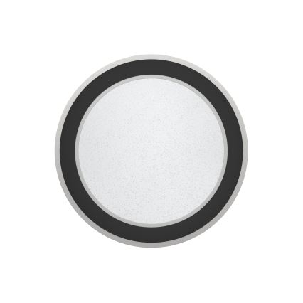Eglo - Iluminação de teto LED com regulação LED/20W/230V 2700-6500K preto + comando