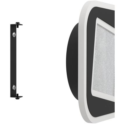 Eglo - Iluminação de parede LED LED/12W/230V 4000K preto