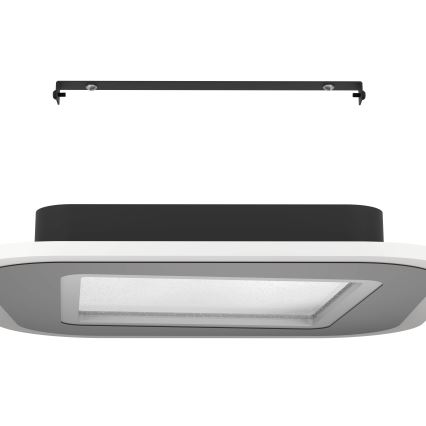 Eglo - Iluminação de teto LED com regulação LED/20W/230V 2700-6500K preto + comando
