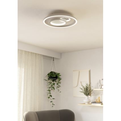 Eglo - Iluminação de teto LED 1xLED/14W/230V + 1xLED/8,5W diâmetro 38 cm branco