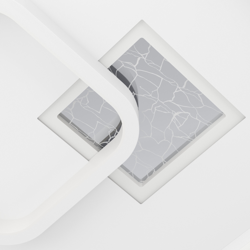 Eglo - Iluminação de teto LED 1xLED/16,2W/230V + 1xLED/9,2W 38x38 cm branco