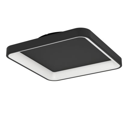 Eglo - Iluminação de teto LED com regulação LED/12W/230V 2700-6500K preto + comando