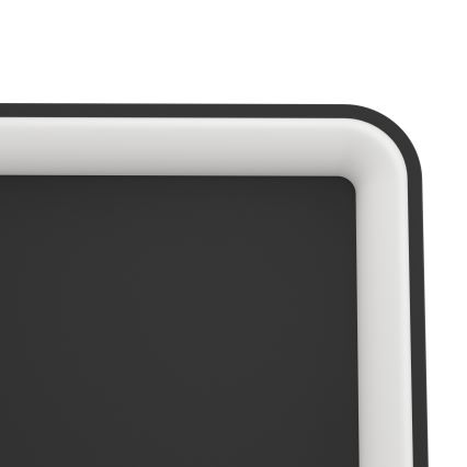 Eglo - Iluminação de teto LED com regulação LED/12W/230V 2700-6500K preto + comando