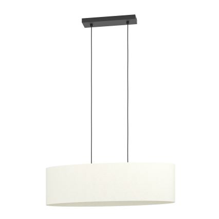 Eglo - Candeeiro suspenso 2xE27/60W/230V branco