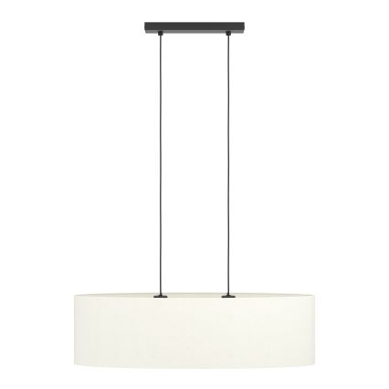 Eglo - Candeeiro suspenso 2xE27/60W/230V branco