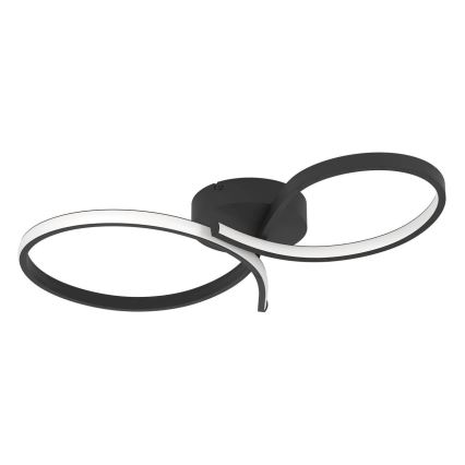 Eglo - Iluminação de teto LED LED/21W/230V 3000K preto