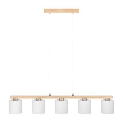 Eglo - Candeeiro suspenso 5xE27/28W/230V - FSC certificado