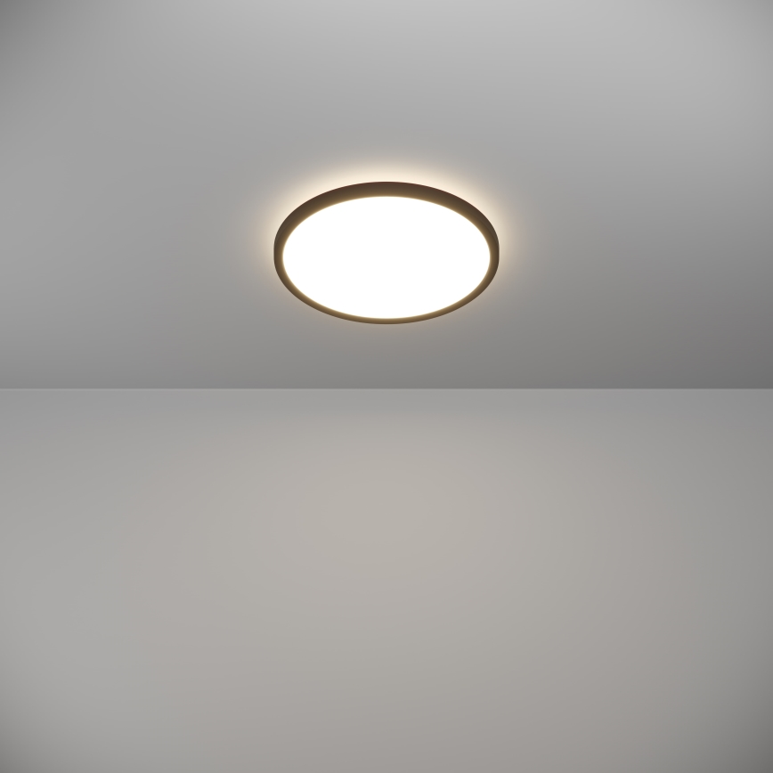 Eglo - Iluminação de teto para casa de banho LED LED/13,9W/230V 2700/4000/6500K diâmetro 30 cm IP44 preto
