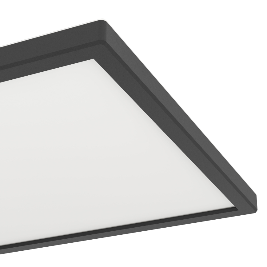 Eglo - Iluminação de teto para casa de banho LED LED/13,4W/230V 2700/4000/6500K 29x29 cm IP44 preto