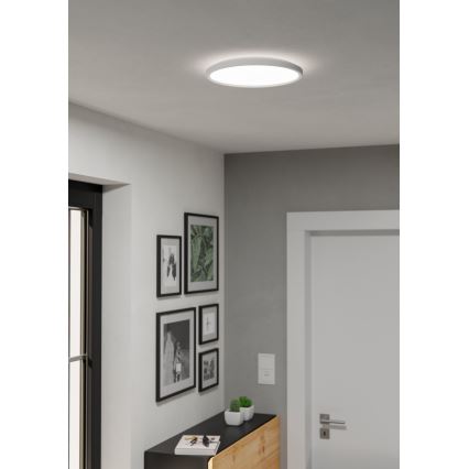 Eglo - Iluminação de teto para casa de banho LED LED/13,9W/230V 2700/4000/6500K diâmetro 30 cm IP44 branco