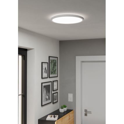 Eglo - Iluminação de teto para casa de banho LED LED/18,5W/230V 2700/4000/6500K diâmetro 38,9 cm IP44 branco