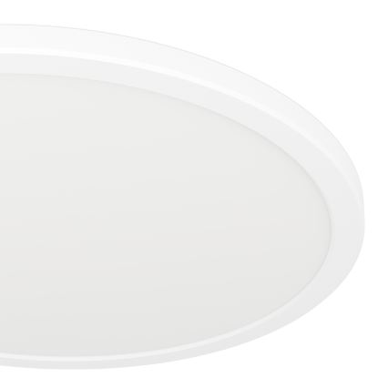 Eglo - Iluminação de teto para casa de banho LED com regulação LED/18,5W/230V 2700-6500K diâmetro 38,9 cm IP44 branco + comando