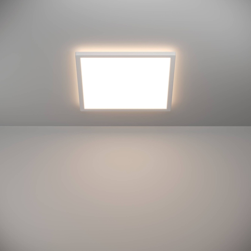 Eglo - Iluminação de teto para casa de banho LED com regulação LED/17,6W/230V 2700-6500K 39x39 cm IP44 branco + comando