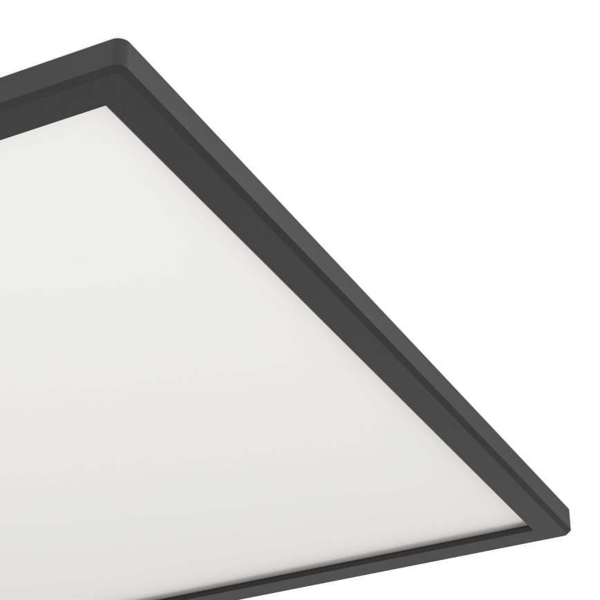 Eglo - Iluminação de teto LED RGBW para casa de banho com regulação LED/17W/230V 2700-6500K 50x50cm IP44 preto ZigBee