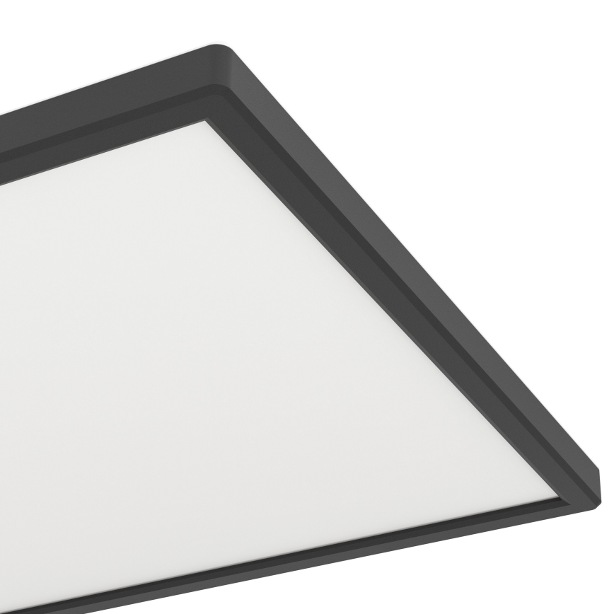 Eglo - Iluminação de teto LED RGBW para casa de banho com regulação LED/17,2W/230V 2700-6500K 30x57cm IP44 preto ZigBee