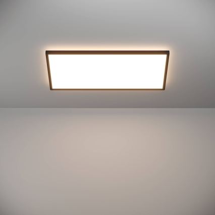 Eglo - Iluminação de teto LED RGBW para casa de banho com regulação LED/17,2W/230V 2700-6500K 30x57cm IP44 preto ZigBee