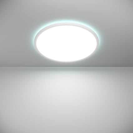 Eglo - Iluminação de teto LED RGBW para casa de banho com regulação LED/16,8W/230V 2700-6500K diâmetro 50 cm IP44 branco ZigBee