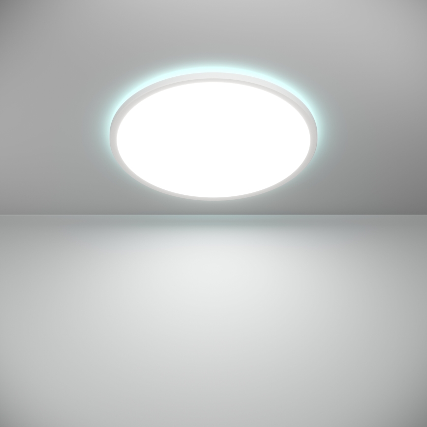 Eglo - Iluminação de teto LED RGBW para casa de banho com regulação LED/16,8W/230V 2700-6500K diâmetro 50 cm IP44 branco ZigBee