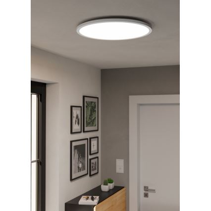 Eglo - Iluminação de teto LED RGBW para casa de banho com regulação LED/16,8W/230V 2700-6500K diâmetro 50 cm IP44 branco ZigBee