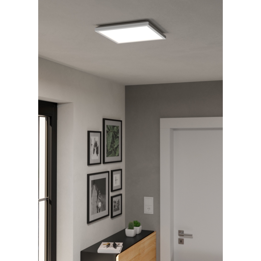Eglo - Iluminação de teto LED RGBW para casa de banho com regulação LED/13,4W/230V 2700-6500K 29x29 cm IP44 branco ZigBee