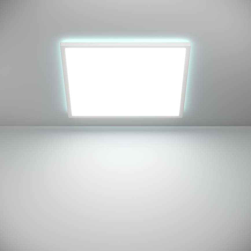 Eglo - Iluminação de teto LED RGBW para casa de banho com regulação LED/17W/230V 2700-6500K 50x50 cm IP44 branco ZigBee