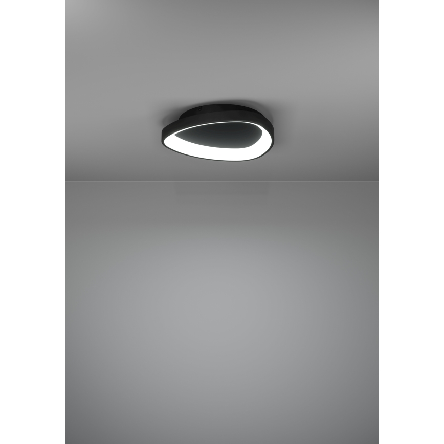Eglo - Iluminação de teto LED com regulação LED/12W/230V 2700-6500K preto + comando