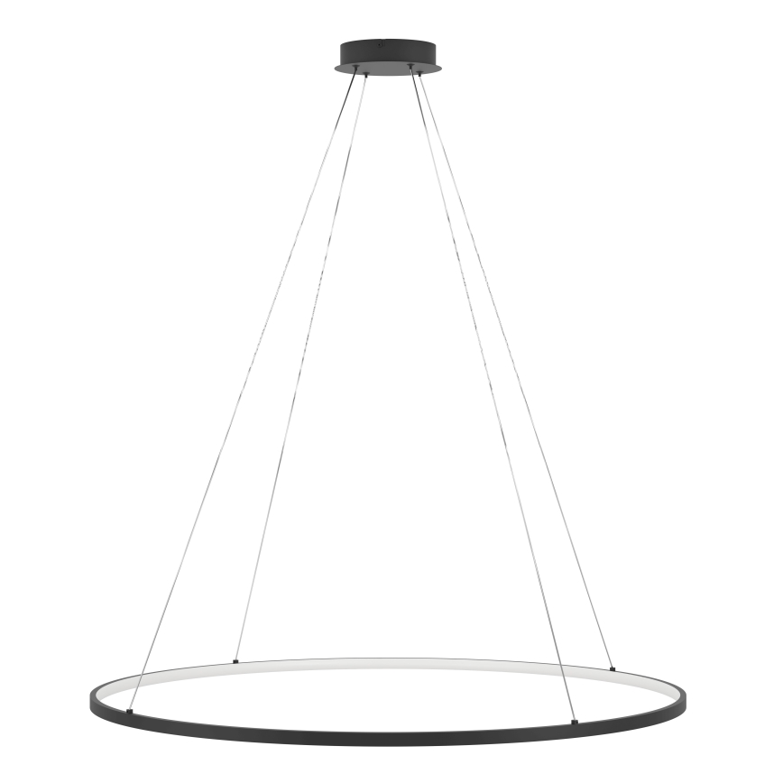 Eglo - Candeeiro suspenso LED com regulação LED/40W/230V 2700-6500K preto + comando