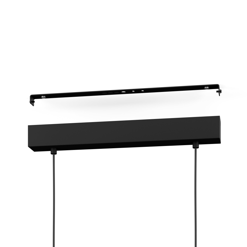 Eglo - Candeeiro suspenso LED com regulação 2xLED/12,5W/230V+1xLED/15,5W 3000K bege/preto