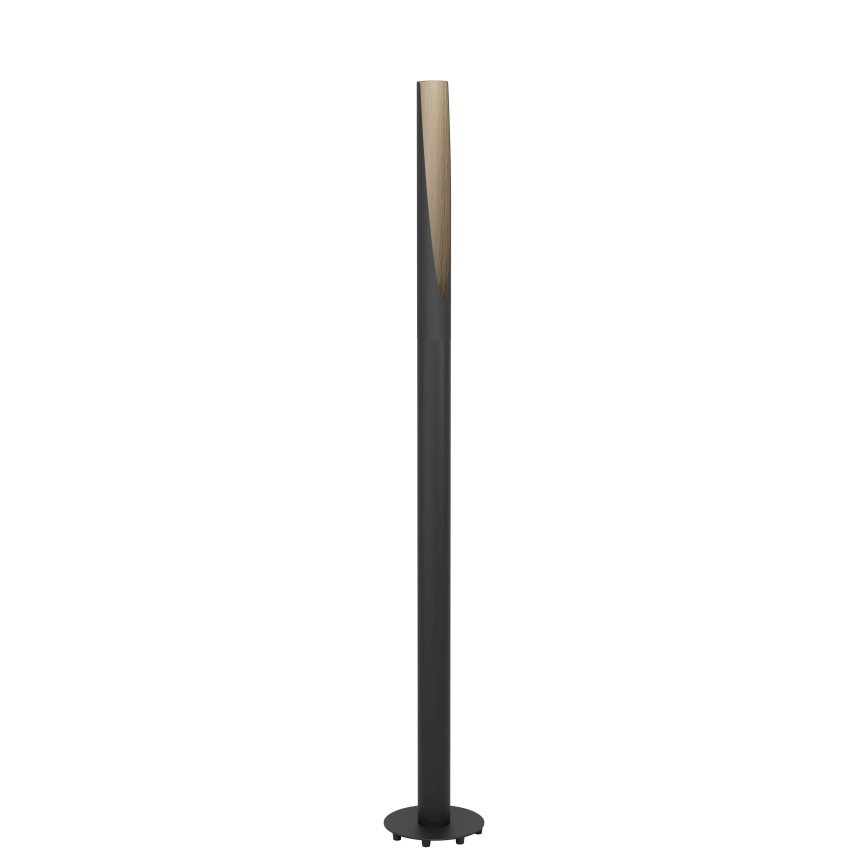 Eglo  - Candeeiro de chão LED 1xGU10/4,5W/230V 3000K preto/castanho