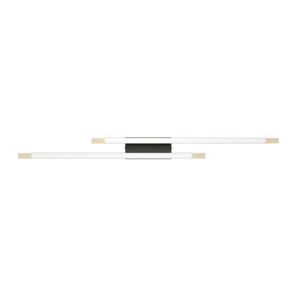 Eglo - Iluminação de teto LED com regulação 2xLED/10W/230V 3000K preto/bege