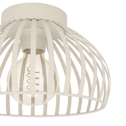 Eglo - Iluminação de teto 1xE27/40W/230V diâmetro 28 cm creme
