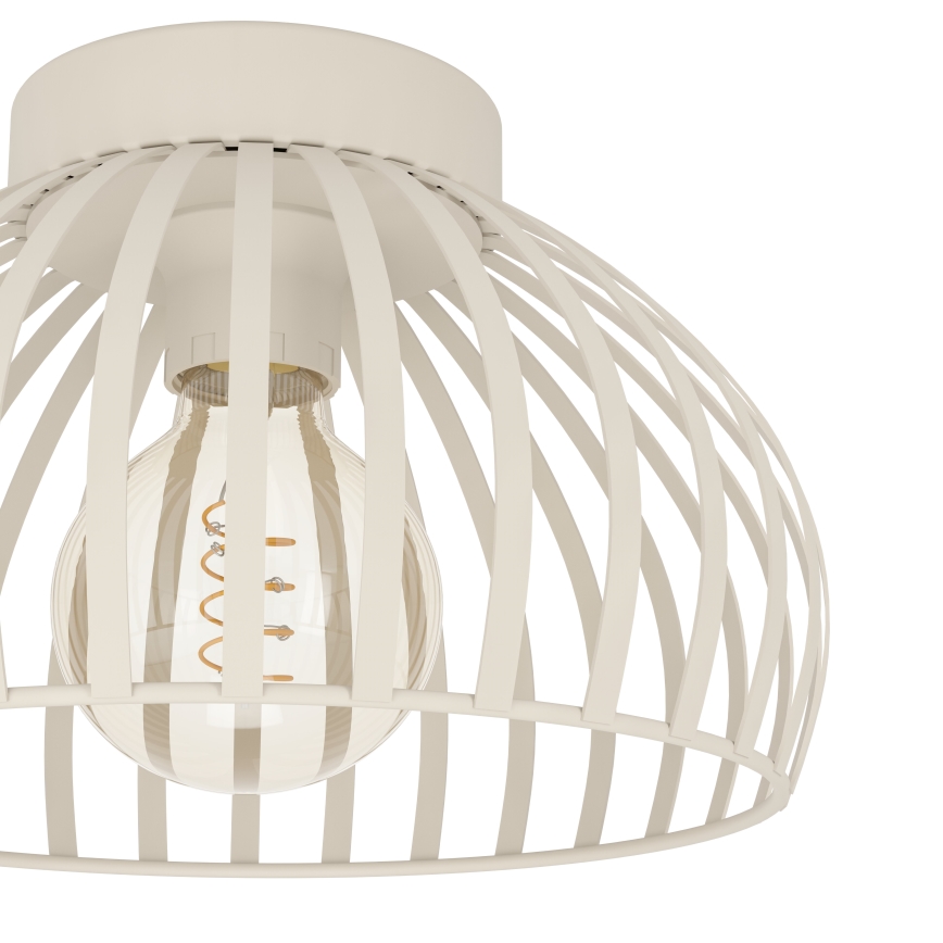 Eglo - Iluminação de teto 1xE27/40W/230V diâmetro 28 cm creme