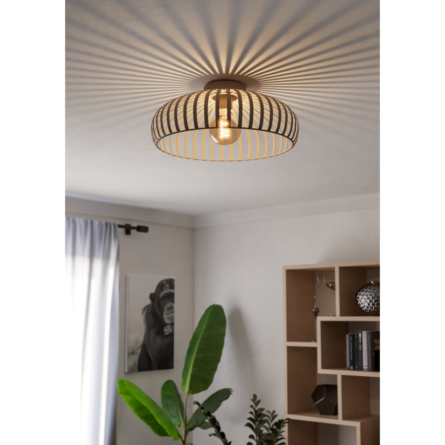 Eglo - Iluminação de teto 1xE27/40W/230V diâmetro 43 cm creme