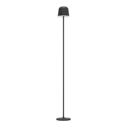 Eglo - Candeeiro de pé LED para exterior LED/4,3W/5V 2400/3000/4000K IP54 preto