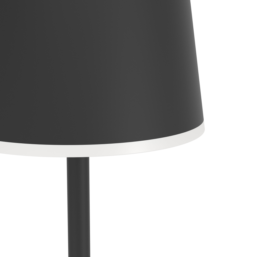 Eglo - Candeeiro de pé LED para exterior LED/4,3W/5V 2400/3000/4000K IP54 preto