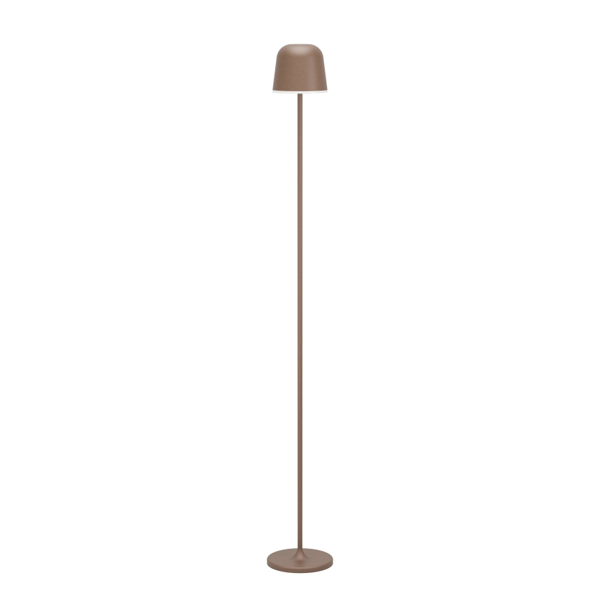 Eglo - Candeeiro de pé LED para exterior LED/4,3W/230V 2400/3000/4000K IP54 castanho