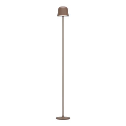 Eglo - Candeeiro de pé LED para exterior LED/4,3W/230V 2400/3000/4000K IP54 castanho