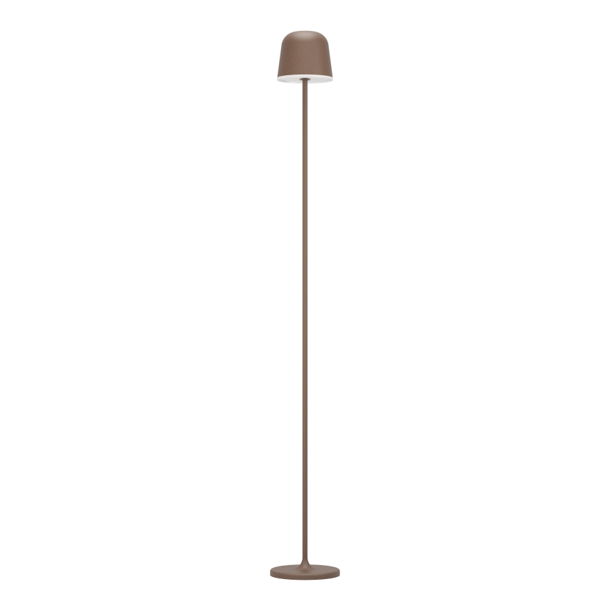 Eglo - Candeeiro de pé LED para exterior LED/4,3W/230V 2400/3000/4000K IP54 castanho