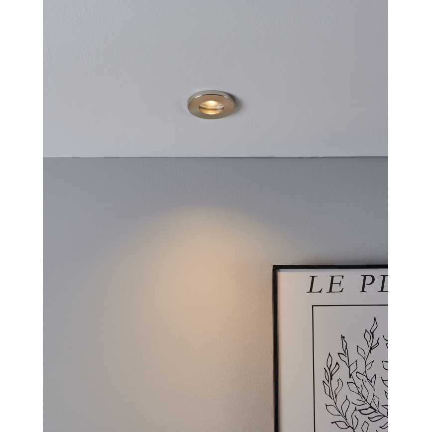 Eglo 901761 - CONJUNTO 3x Luzes LED para casa de banho FAVAZZINA 1xGU10/4W/230V IP44 cromado mate