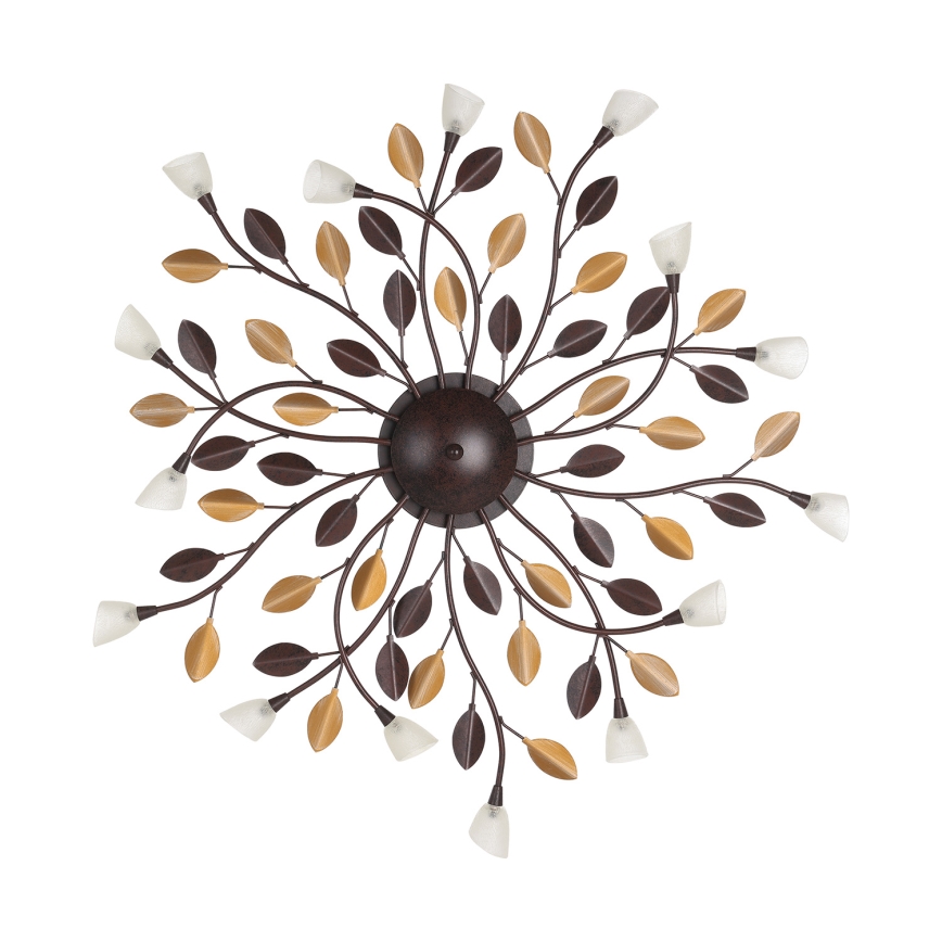 Eglo - Luz de teto CAMPANIA 15xG4/10W/230V