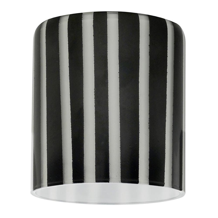 Eglo 90858 - Abajur para lustre, candeeiro de mesa, candeeiro de teto e foco de luz MY CHOICE E14 diâmetro 7 cm preto e branco