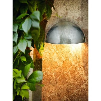 EGLO - Luz de parede de exterior 1xE27/40W aço galvanizado