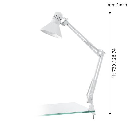 Eglo - Lâmpada de mesa 1xE27/40W/230V