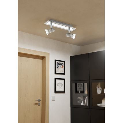 EGLO - Luz de teto parede 2xGU10/LED/3W