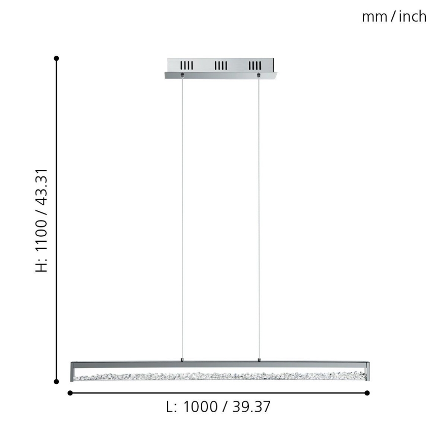 EGLO - Candelabro num fio LED 6xLED/6W/230V