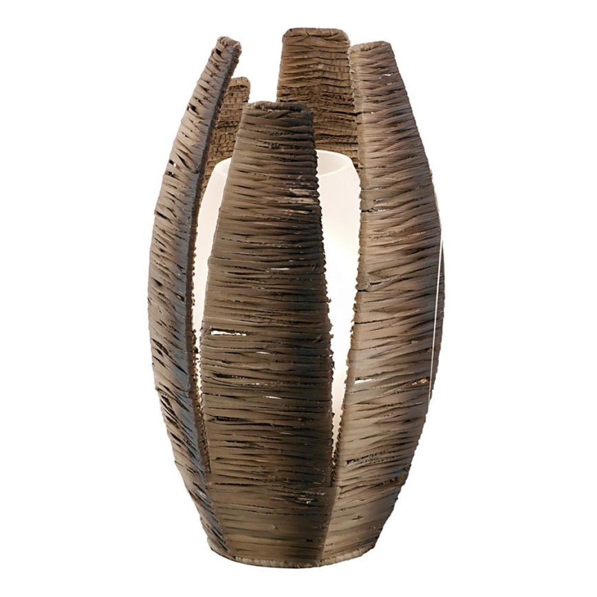 EGLO 91014 - Candeeiro de mesa MONGU 1xE27/60W castanho